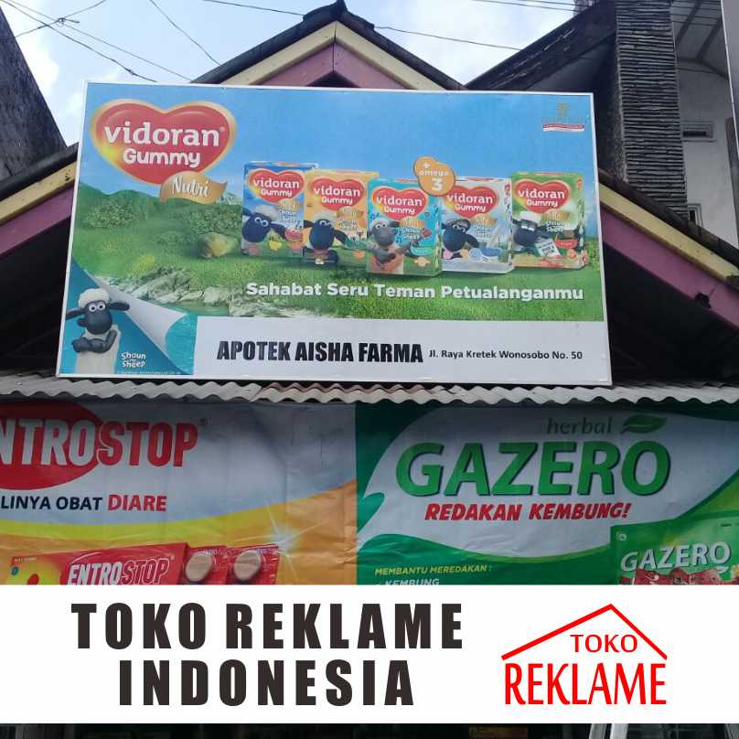 Plang Toko Banjarnegara