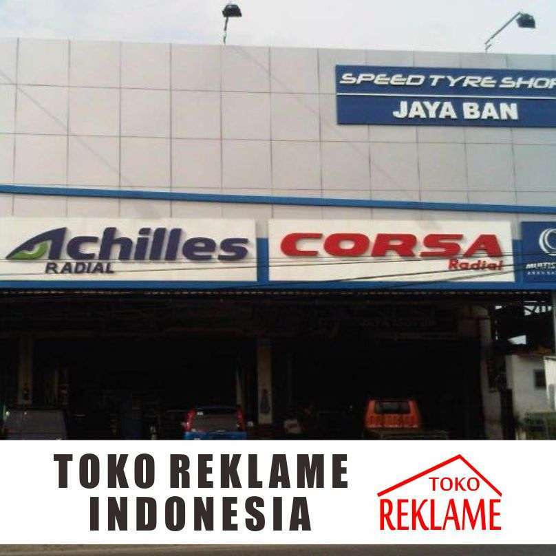 Papan Reklame Toko Belitung