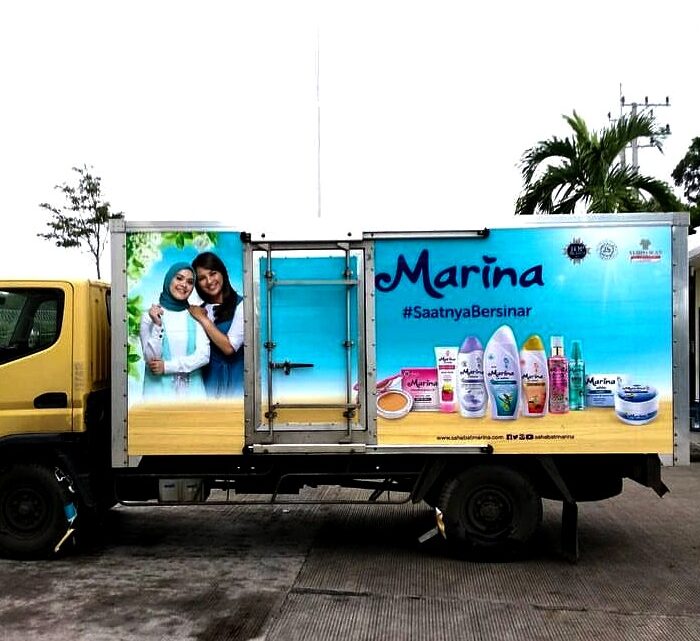 Branding Mobil Truck Box Bangkalan