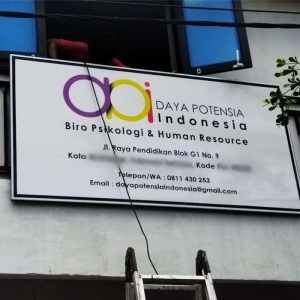 Plang Papan Nama Batu