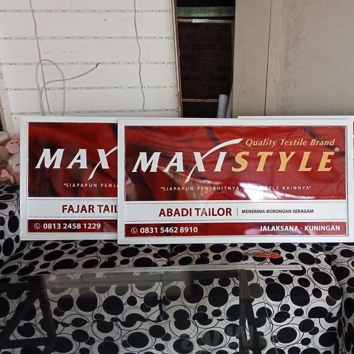 Papan Nama Tailor Singkawang