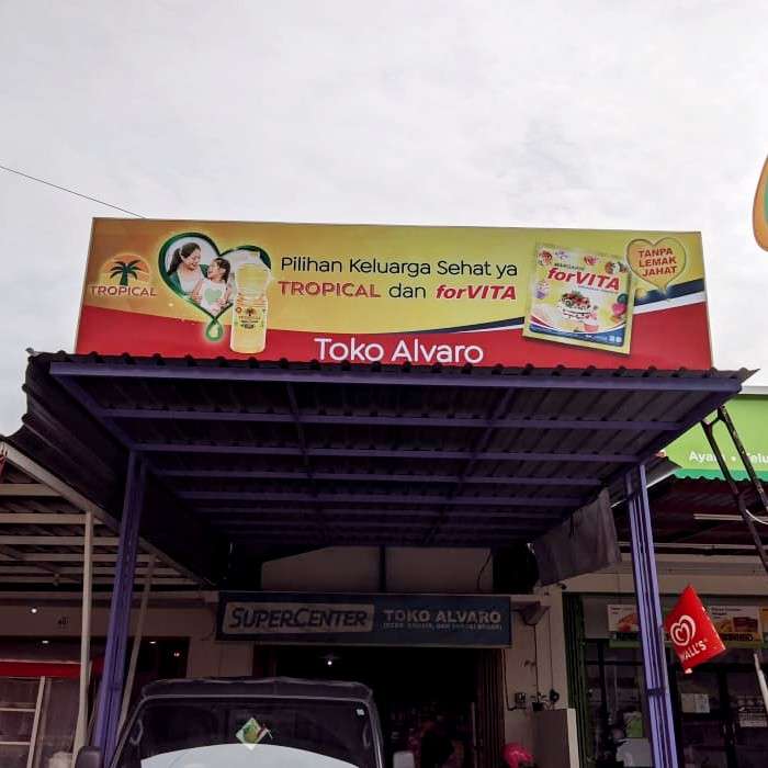 Papan Nama Bisnis Toko Buah